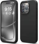 iPhone 14 Pro Silicone Case – Soft Protective Cover (Black, Blue, Red)