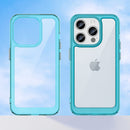 Apple iPhone 15 Pro Soft TPU Bumper Case [Clear Blue]