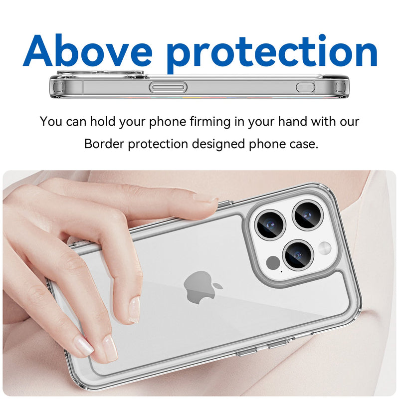 Apple iPhone 15 Pro Soft TPU Bumper Case [Clear]