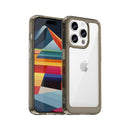 Apple iPhone 15 Pro Soft TPU Bumper Case [Clear Grey]