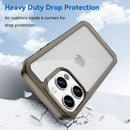 Apple iPhone 15 Pro Soft TPU Bumper Case [Clear Grey]