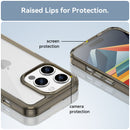 Apple iPhone 15 Pro Soft TPU Bumper Case [Clear Grey]