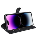 iPhone 15 PU Wallet Case [Black] 7