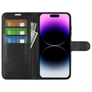 iPhone 15 PU Wallet Case [Black] 6