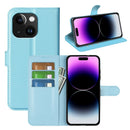 iPhone 15 PU Wallet Case [LightBlue] 1