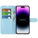 iPhone 15 PU Wallet Case [LightBlue] 6