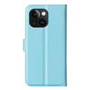 iPhone 15 PU Wallet Case [LightBlue] 3