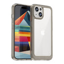 Apple iPhone 15 Soft TPU Bumper Case [Clear Grey]
