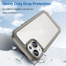 Apple iPhone 15 Soft TPU Bumper Case [Clear Grey]