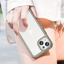 Apple iPhone 15 Soft TPU Bumper Case [Clear Grey]