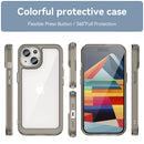 Apple iPhone 15 Soft TPU Bumper Case [Clear Grey]