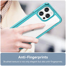 Apple iPhone 15 Pro Max Soft TPU Bumper Case [Clear Blue]