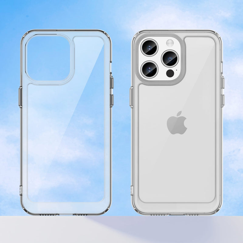 Apple iPhone 15 Pro Max Soft TPU Bumper Case [Clear]