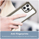 Apple iPhone 15 Pro Max Soft TPU Bumper Case [Clear Grey]