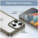 Apple iPhone 15 Pro Max Soft TPU Bumper Case [Clear Grey]