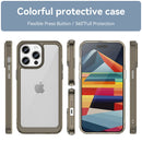 Apple iPhone 15 Pro Max Soft TPU Bumper Case [Clear Grey]
