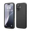 iPhone 16 (6.1”) Silicone Case (Black) - Phone cases
