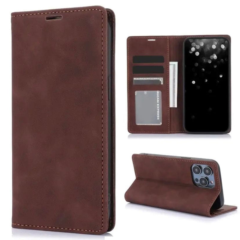 iPhone 16 (6.1”) Flip Case (3 colours available) Brown