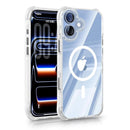 iPhone 16 CrystalGuard MagSafe Clear Shockproof Bumper Case