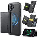 iPhone 16 DG.Ming MagSafe Wallet Case (Black) 1