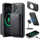 iPhone 16 DG.Ming MagSafe Wallet Case (Black) 2