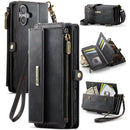 iPhone 16 Plus Crossbody Case with Strap Card Slots &