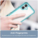 Apple iPhone 16 Plus Soft TPU Bumper Case [Clear Blue]