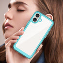 Apple iPhone 16 Plus Soft TPU Bumper Case [Clear Blue]