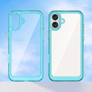Apple iPhone 16 Plus Soft TPU Bumper Case [Clear Blue]