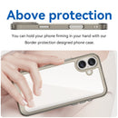Apple iPhone 16 Plus Soft TPU Bumper Case [Clear Grey]