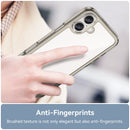 Apple iPhone 16 Plus Soft TPU Bumper Case [Clear Grey]