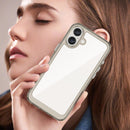 Apple iPhone 16 Plus Soft TPU Bumper Case [Clear Grey]