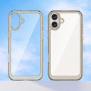 Apple iPhone 16 Plus Soft TPU Bumper Case [Clear Grey]