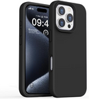 iPhone 16 Pro Max Silicone Case – Soft Protective Cover (Black, Blue, Red)