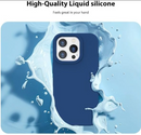 iPhone 16 Pro Max Silicone Case – Soft Protective Cover (Black, Blue, Red)