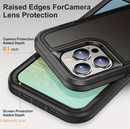 IPhone 16 pro Triple Layer Armor Hard Case with Kickstand