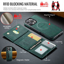 iPhone 16 Pro DG.Ming MagSafe Wallet Case (Green) 6