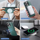 iPhone 16 Pro DG.Ming MagSafe Wallet Case (Green) 11