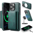 iPhone 16 Pro DG.Ming MagSafe Wallet Case (Green) 2
