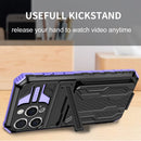 iPhone 16 Pro Max Heavy Duty Kickstand Card Holder Case