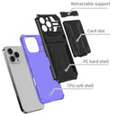 iPhone 16 Pro Max Heavy Duty Kickstand Card Holder Case