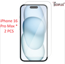 iPhone 16 Pro Max Tempered Glass Screen Protector 9H – 2 Pack | Premium Protection