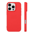 iPhone 16 Pro Silicone Case – Soft Protective Cover (Black, Blue, Red)