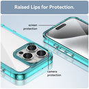 Apple iPhone 16 Pro Soft TPU Bumper Case [Clear Blue]