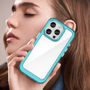 Apple iPhone 16 Pro Soft TPU Bumper Case [Clear Blue]