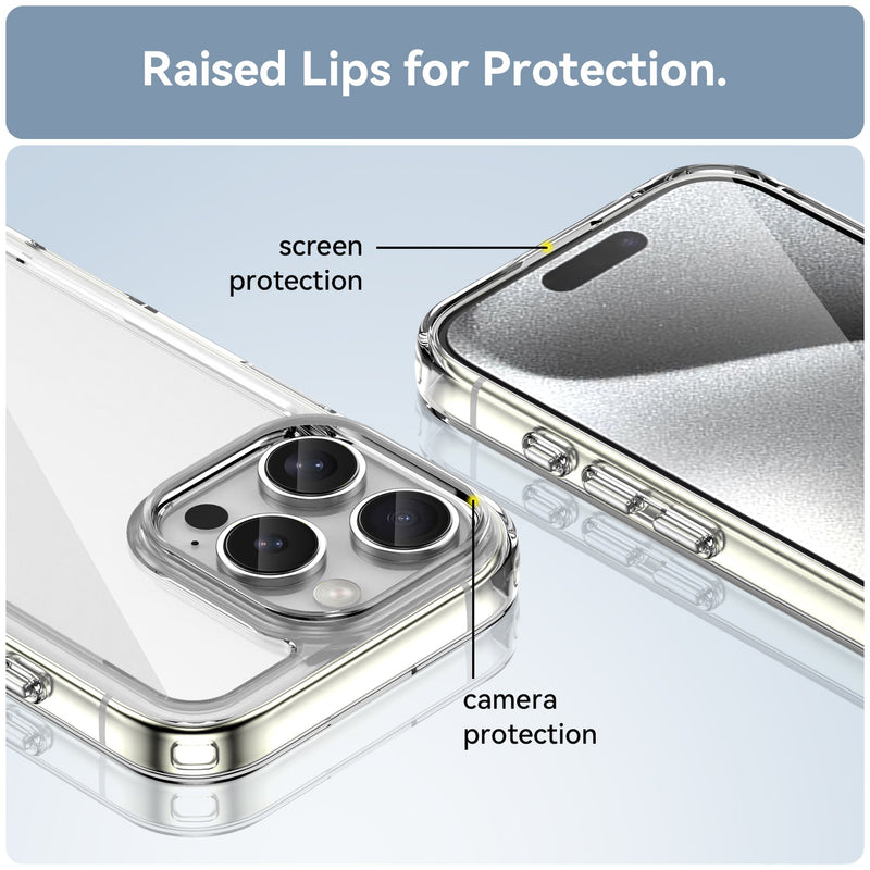 Apple iPhone 16 Pro Soft TPU Bumper Case [Clear]