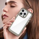 Apple iPhone 16 Pro Soft TPU Bumper Case [Clear Grey]