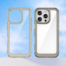Apple iPhone 16 Pro Soft TPU Bumper Case [Clear Grey]