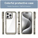 Apple iPhone 16 Pro Soft TPU Bumper Case [Clear Grey]