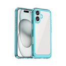 Apple iPhone 16 Soft TPU Bumper Case [Clear Blue]